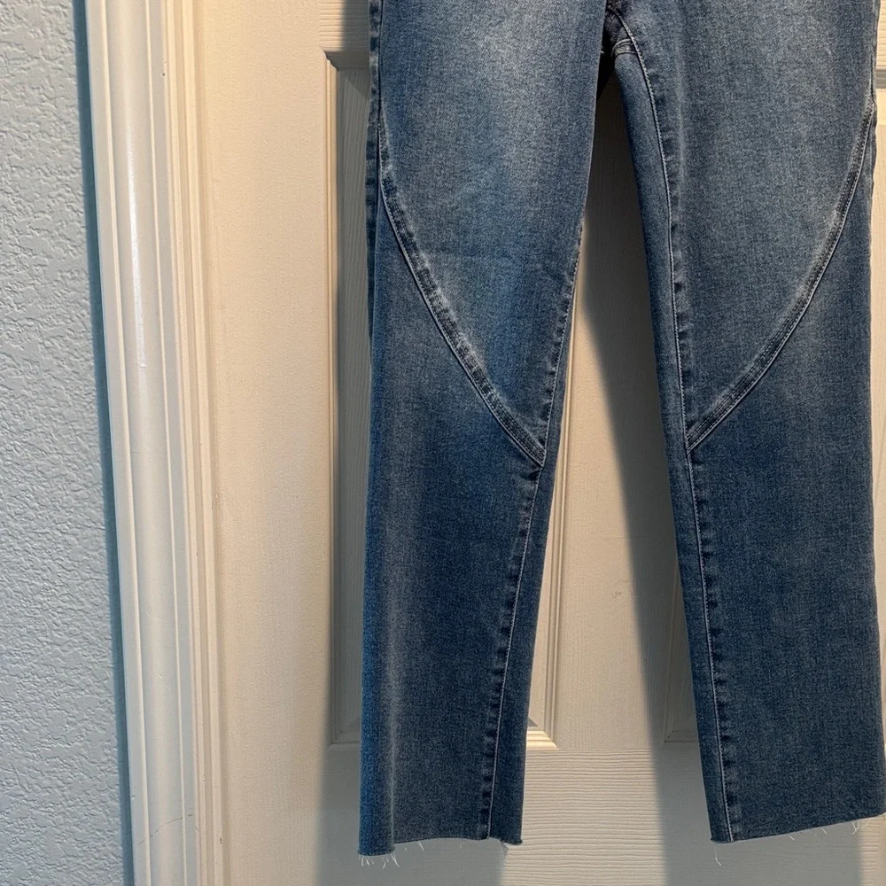 Juicy Couture 2 of Hearts Ankle Straight Leg Medium Wash Jeans 0/24 NWT - Picture 7 of 12